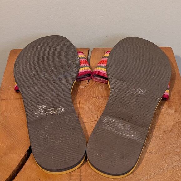 Havaianas Slides You Malta Mix Sandals Beach Pool Casual Pop of Color - Size 11 - Picture 4 of 4